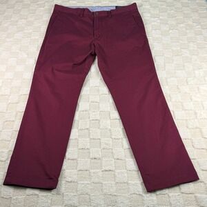 Polo Ralph Lauren Mens Stretch Slim Fit Chino Pants Burgundy Maroon 34 x 29
